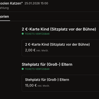 Hinweis Ticketkauf!